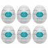 TENGA Egg Wavy II - onaniprodukt i äggform (6 stycken)