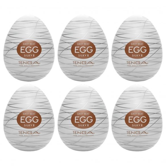 TENGA Egg Silky II - masturbationsägg (6 st)