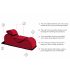 Liberator Esse Lounger - justerbar sexsoffa (svart)