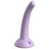 Dillio Nyfiken Fem - sugpropp silikon dildo (15cm) - lila