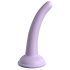 Dillio Nyfiken Fem - sugpropp silikon dildo (15cm) - lila