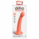 Dillio Hemlig Utforskare - sugkopp dildo (17 cm) - orange