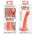 Dillio Hemlig Utforskare - sugkopp dildo (17 cm) - orange