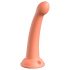 Dillio Hemlig Utforskare - sugkopp dildo (17 cm) - orange