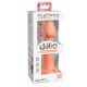 Dillio Big Hero - Sugkoppsdildo silikon (17 cm) - orange