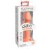 Dillio Big Hero - Sugkoppsdildo silikon (17 cm) - orange