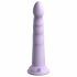 Dillio Slim Seven - sugkopp dildo (20cm) - lila