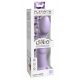 Dillio Super Eight - sugpropp silikon dildo (21 cm) - lila