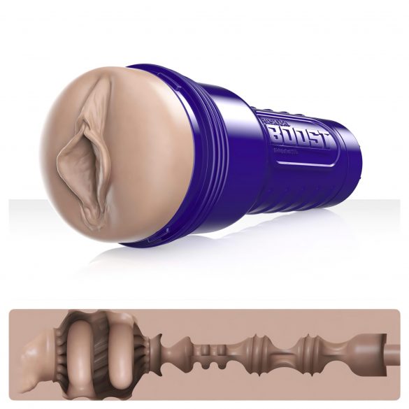 Fleshlight Boost Bang - realistisk onanienhet (natur)