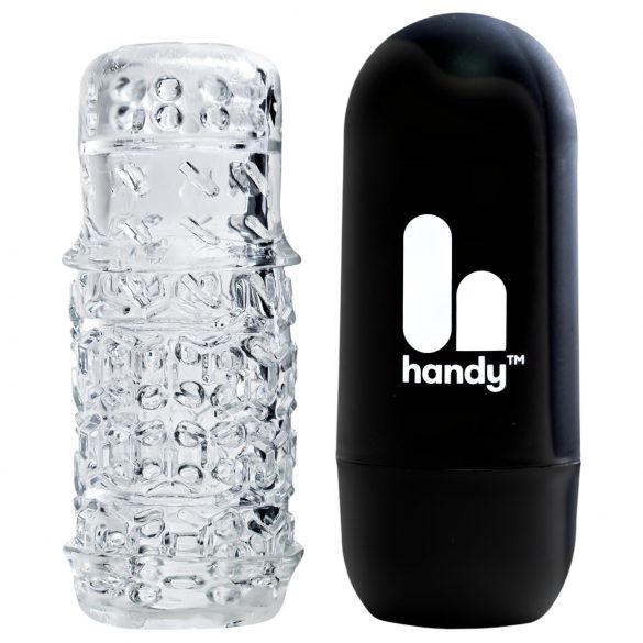 The Handy TrueGrip Gen 2 Sleeve - masturbator (genomskinlig)