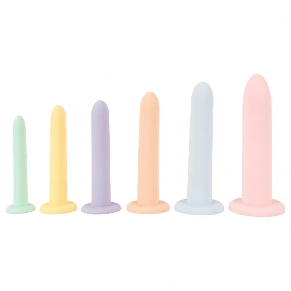 "Six in a Row - dildo träningssats - 6 st (färgglada)"