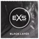 EXS Black - latexkondom - svart (12 st)