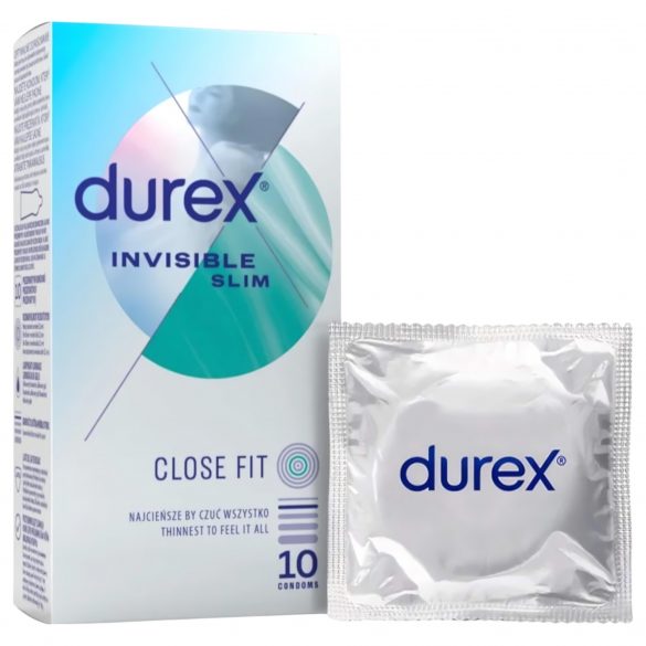 Durex Invisible Slim - tunna kondomer (10 st)