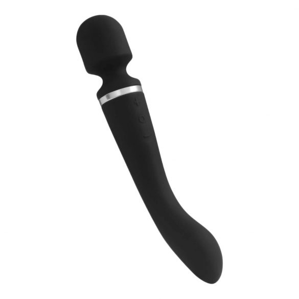 Lonely Lodi - uppladdningsbar massager-vibrator 2i1 (svart)