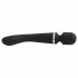 Lonely Lodi - uppladdningsbar massager-vibrator 2i1 (svart)