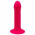 Hitsens 2 - batteridriven, anpassningsbar dildo med fot (rosa)