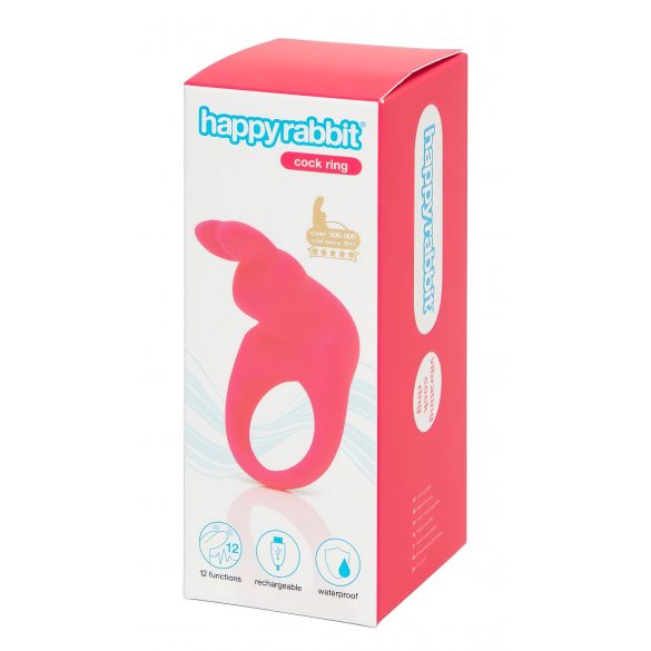 Happyrabbit Vibrerande Penisring (rosa)