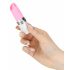 Pillow Talk Lusty - uppladdningsbar vibrator med tunga (rosa)