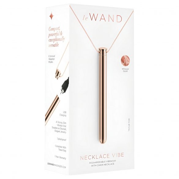 le Wand - lyxvibrator halsband - (roséguld)