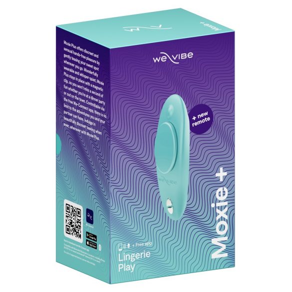 We-Vibe Moxie+ - trådlös klitorisstimulator (turkos)