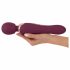 You2Toys Grande - uppladdningsbar massagevibrator (vinröd)