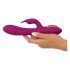 Javida - 3in1 pärlroterande vibrator (lila)