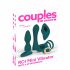 Couples Choice - 4-i-1 varierbar fjärrstyrd vibrator (turkos)