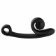 Snail Vibe Curve - 2-i-1 klitorisstimulator och vibrator (svart)