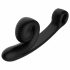 Snail Vibe Curve - 2-i-1 klitorisstimulator och vibrator (svart)