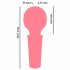 You2Toys Mini Wand - uppladdningsbar massagevibrator (rosa)