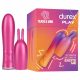 Durex Kittla & Vibrera - stavvibrator med kanin klitorisstimulator (rosa)