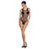 Passion BS086 - transparent body (svart) - S-L