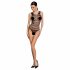 Passion BS086 - transparent body (svart) - S-L