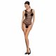 Passion BS086 - transparent body (svart) - S-L