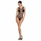 Passion BS086 - transparent body (svart) - S-L