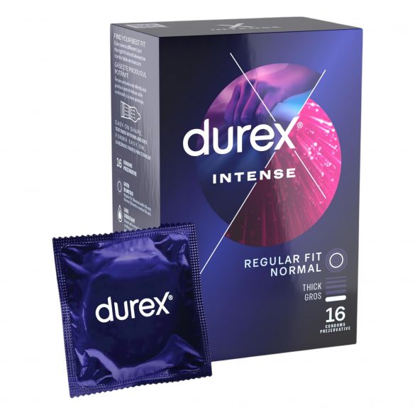 Durex Intensiv - ribbad och prickig kondom (16 st)