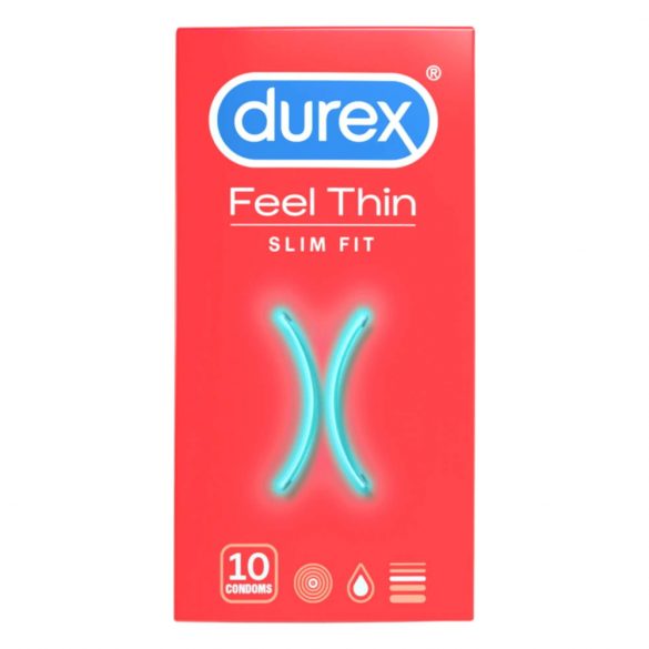 Durex Feel Thin Slim Fit - naturtrogen kondom (10 st)