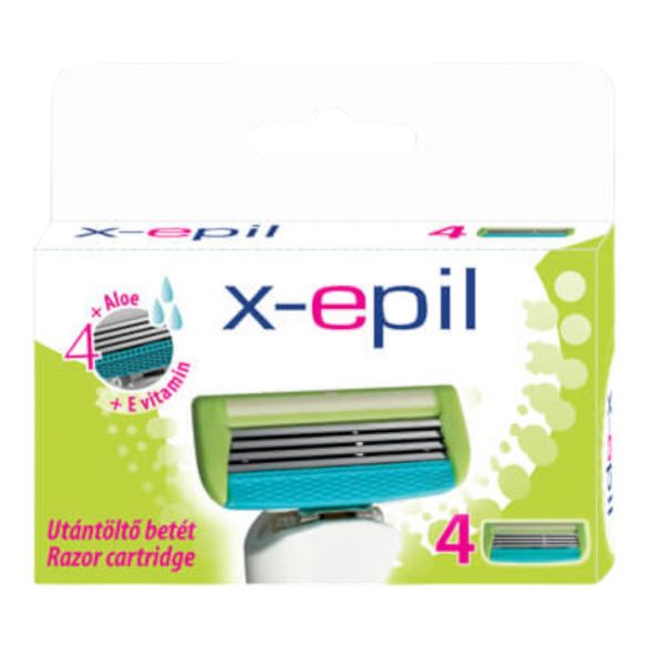 X-Epil - kvinnlig rakblad 4-pack