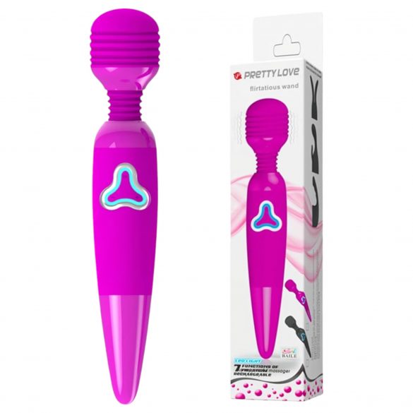 Pretty Love Wand - uppladdningsbar massagevibrator (lila)