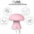 Magic Mushroom - uppladdningsbar ansiktsmassageapparat (rosa)