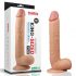 Lovetoy King-Sized - sugkunget, realistisk dildos med pung - 25cm (naturlig färg)