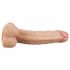 Lovetoy Real Extreme - med sugkopp, testiklar & G-punkt dildo - 21 cm (naturlig)