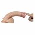 Lovetoy Real Extreme - med sugkopp, testiklar & G-punkt dildo - 21 cm (naturlig)