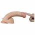 Lovetoy Real Extreme - med sugkopp, testiklar & G-punkt dildo - 21 cm (naturlig)