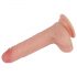 Lovetoy Nature Cock - tvålagers realistisk dildo - 18 cm (naturlig)