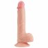 Lovetoy Nature Cock - verklighetstrogen dildo med sugkopp - 21cm (natur)