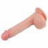 Lovetoy Nature Cock - verklighetstrogen dildo med sugkopp - 21cm (natur)