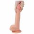 Lovetoy Nature Cock - verklighetstrogen dildo med sugkopp - 21cm (natur)