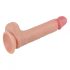 Lovetoy Nature Cock - realistisk dubbel skiktdildo - 20 cm (naturlig)