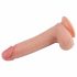 Lovetoy Nature Cock - realistisk dubbel skiktdildo - 20 cm (naturlig)